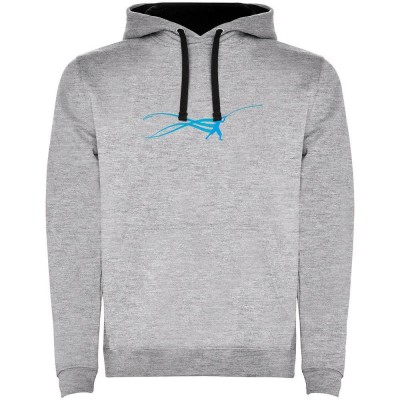 суичър,мъжки,пуловери,kruskis,stella,fish,two,colour,hoodie,heather,grey,black,(grey)