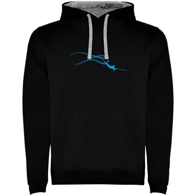 суичър,мъжки,пуловери,kruskis,stella,spearfish,two,colour,hoodie,black,grey,(black)