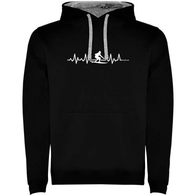 суичър,мъжки,пуловери,kruskis,surf,heartbeat,two,colour,hoodie,black,grey,(black)