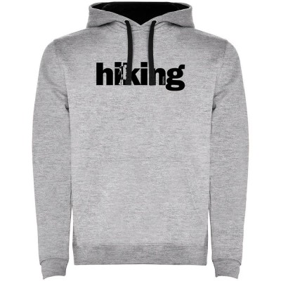 суичър,мъжки,пуловери,kruskis,word,hiking,two,colour,hoodie,heather,grey,black,(grey)