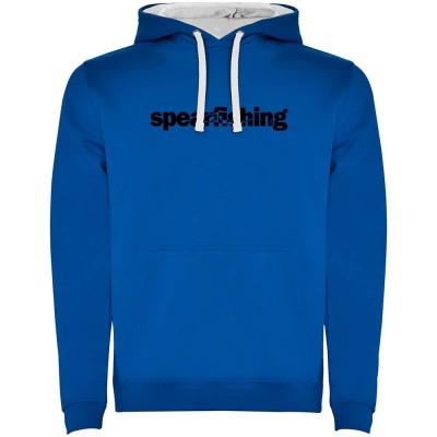 суичър,мъжки,пуловери,kruskis,word,spearfishing,two,colour,hoodie,royal,blue,white,(blue)