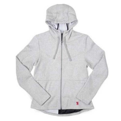 блуза,дамски,блузи,chrome,base,pasha,full,zip,sweatshirt,grey