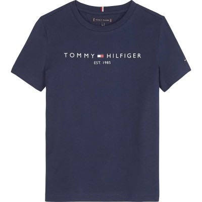 тениска,детски,тениски,tommy,hilfiger,essential,short,sleeve,t,shirt,blue,(twilight,navy)