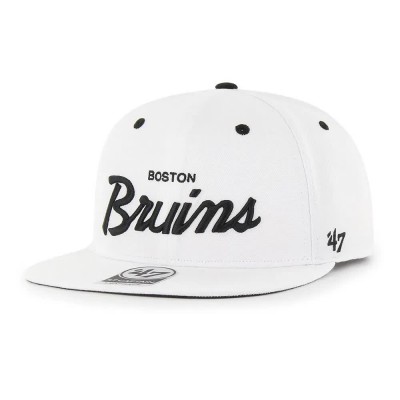 шапка,всички,шапки,47,nhl,boston,bruins,crosstown,pop,captain,cap,white,(white)