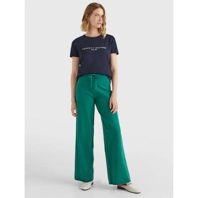 тениска,дамски,тениски,tommy,hilfiger,heritage,regular,short,sleeve,t,shirt,desert,sky,(blue)