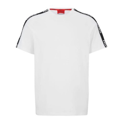 тениска,мъжки,тениски,hugo,sporty,logo,10254453,short,sleeve,t,shirt,white