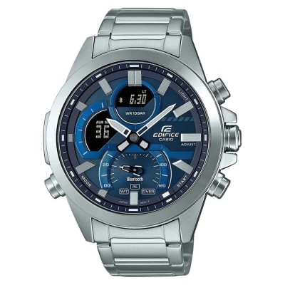 часовник,часовници,casio,edifice,2aef,watch,silver,grey,stainless,steel,blue