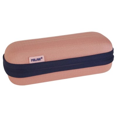 канцеларски,принадлежности,milan,semi,rigid,oval,1918,series,pencil,case,pink