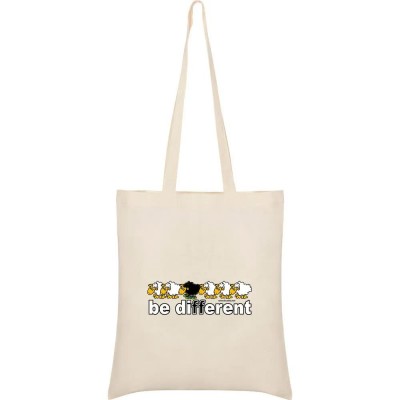 чанта,всички,чанти,kruskis,be,different,run,tote,bag,beige,(beige)