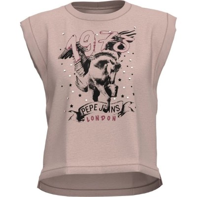 тениска,дамски,тениски,pepe,jeans,bianca,sleeveless,t,shirt,pink,(ash,rose)