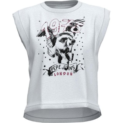 тениска,дамски,тениски,pepe,jeans,bianca,sleeveless,t,shirt,white