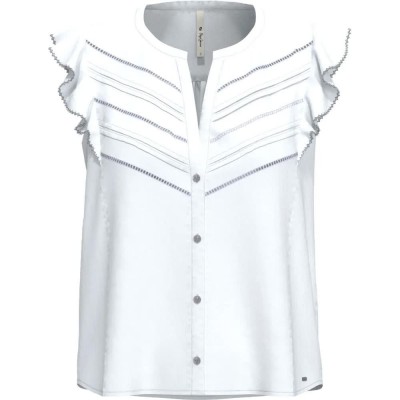 потник,дамски,блузи,дамски,ризи,pepe,jeans,fiala,sleeveless,shirt,white
