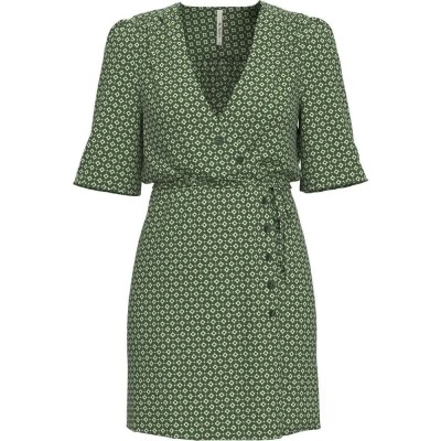 рокля,дамски,поли,и,рокли,pepe,jeans,funia,short,sleeve,short,dress,green