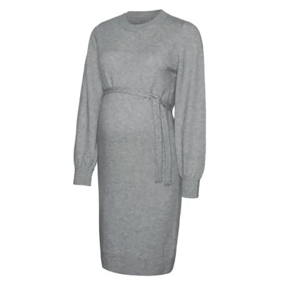 рокля,дамски,поли,и,рокли,mamalicious,newanne,maternity,long,sleeve,dress,grey,(light,grey,melange)