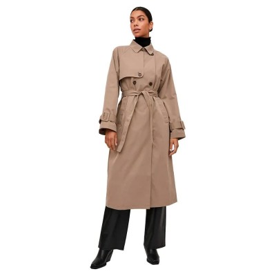 палто,дамски,якета,и,палта,vila,annas,trench,coat,brown