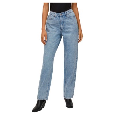 дънки,дамски,панталони,vila,kelly,jaf,straight,fit,high,waist,jeans,blue