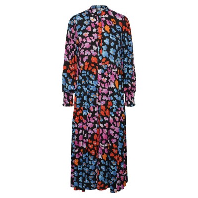 рокля,дамски,поли,и,рокли,yas,alira,long,sleeve,long,dress,multicolor
