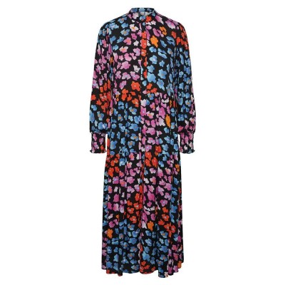 рокля,дамски,поли,и,рокли,yas,alira,long,sleeve,long,dress,multicolor,(black,aop,liro,print)