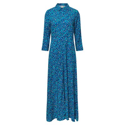 риза,с,дълъг,ръкав,дамски,поли,и,рокли,yas,savanna,long,sleeve,shirt,dress,blue