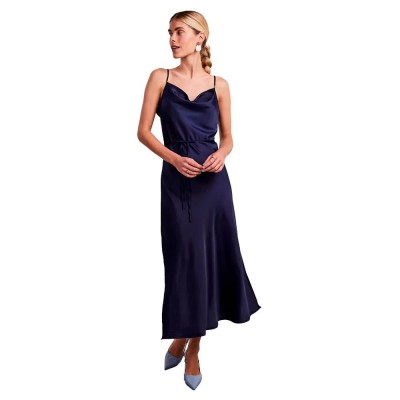 рокля,дамски,поли,и,рокли,yas,thea,strap,sleeveless,long,dress,evening,blue,(blue)