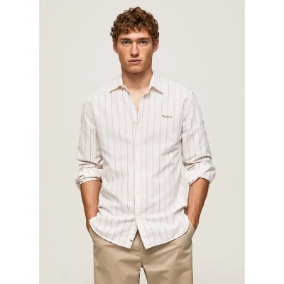 риза,с,дълъг,ръкав,мъжки,ризи,pepe,jeans,lynton,long,sleeve,shirt,beige