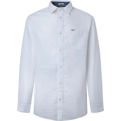 риза,с,дълъг,ръкав,мъжки,ризи,pepe,jeans,parker,long,sleeve,shirt,white