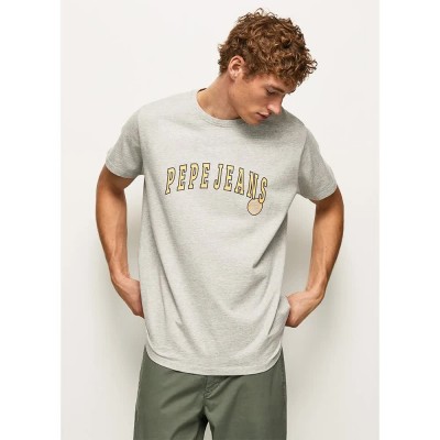 тениска,мъжки,тениски,pepe,jeans,ronell,short,sleeve,t,shirt,light,grey,marl,(grey)