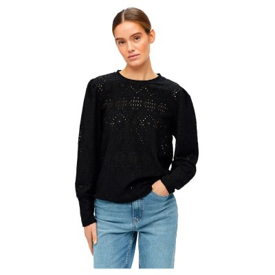 дамски,блузи,дамски,ризи,object,feodora,long,sleeve,blouse,black