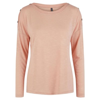 тениска,дамски,тениски,pieces,nollie,long,sleeve,t,shirt,orange,(rose,cloud)