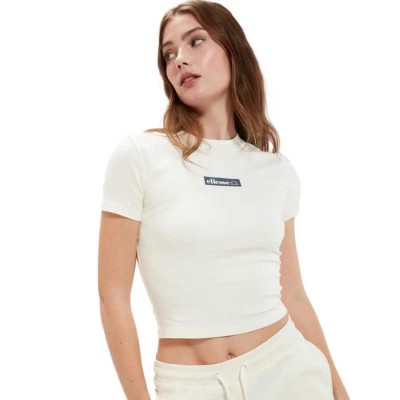 тениска,дамски,тениски,ellesse,graciana,crop,short,sleeve,t,shirt,off,white,(white)