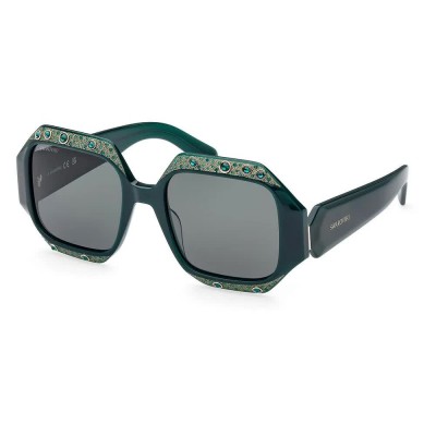 слънчеви,очила,слънчеви,очила,swarovski,sk0382,woman,sunglasses,shiny,dark,green,green,(green)