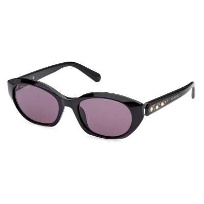 слънчеви,очила,слънчеви,очила,swarovski,sk0384,woman,sunglasses,shiny,black,smoke,(black)