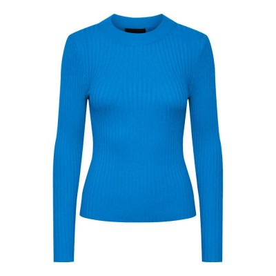 блуза,дамски,пуловери,дамски,плетени,дрехи,pieces,crista,sweater,french,blue,(blue)