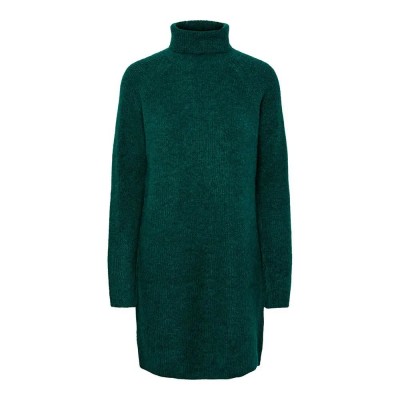 рокля,дамски,поли,и,рокли,pieces,ellen,high,neck,knit,long,sleeve,dress,green,(trekking,green)