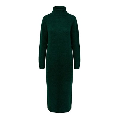 рокля,дамски,поли,и,рокли,pieces,juliana,long,sleeve,dress,green,(trekking,green)