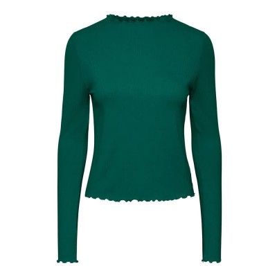 тениска,дамски,тениски,pieces,nicca,long,sleeve,high,neck,t,shirt,trekking,green,(green)