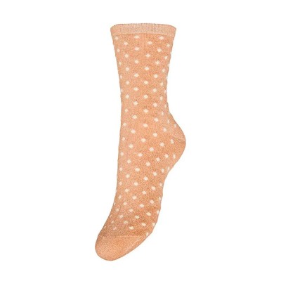 чорапи,дамски,чорапи,pieces,sebby,glitter,17094859,long,socks,beige,(natural,detail,small,dots,in,birch,col)