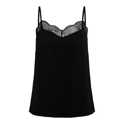 тениска,дамски,тениски,pieces,tiffany,strap,lace,sleeveless,t,shirt,black,(black)