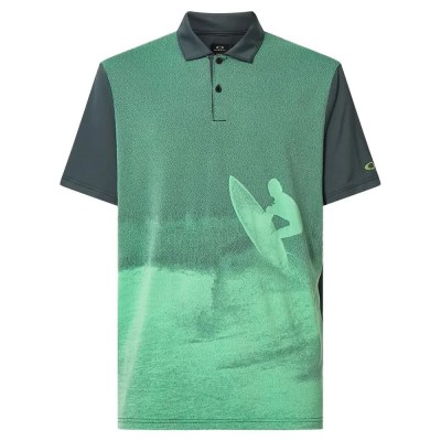 мъжки,блузи,с,яка,oakley,jacquard,printed,short,sleeve,polo,dark,slate,(green)