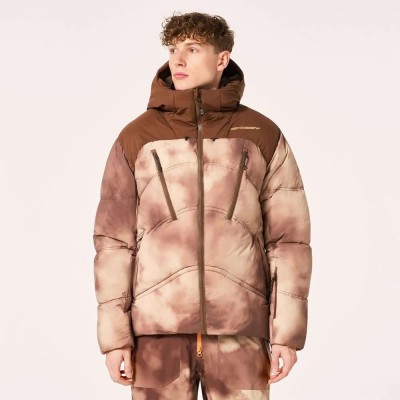 яке,мъжки,якета,oakley,tc,rykkinn,jacket,brown,(brown,clouds,print)