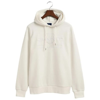 суичър,мъжки,пуловери,gant,tonal,regular,fit,hoodie,beige,(eggshell)