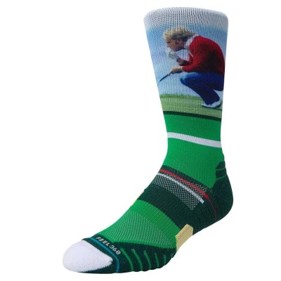 чорапи,мъжки,чорапи,stance,golf,jack,nicklaus,short,socks,green,(green)