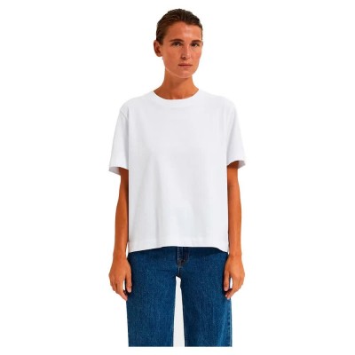 тениска,дамски,тениски,selected,essential,boxy,short,sleeve,t,shirt,bright,white,(white)