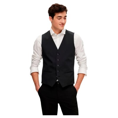елек,мъжки,сака,selected,liam,slim,fit,waistcoat,black