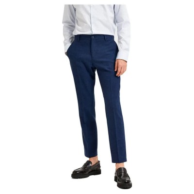 панталони,мъжки,панталони,selected,oasis,slim,fit,dress,pants,dark,navy,(blue)