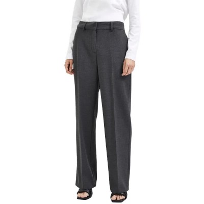 панталони,дамски,панталони,selected,rita,wide,fit,pants,grey