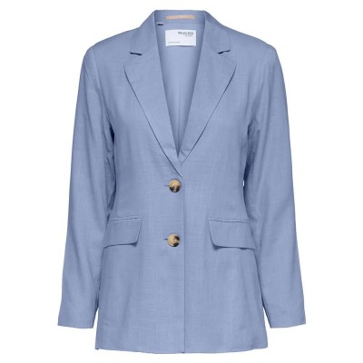 сако,дамски,сака,selected,viva,blazer,blue