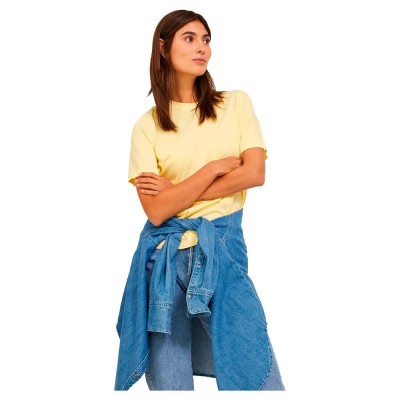 тениска,мъжки,тениски,дамски,тениски,jack,&,jones,anna,regular,every,short,sleeve,t,shirt,yellow,(sunlight)
