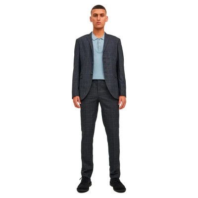 мъжки,костюми,jack,&,jones,franco,check,suit,blue