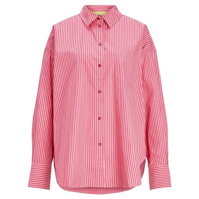 риза,с,дълъг,ръкав,дамски,блузи,дамски,ризи,jack,&,jones,jamie,relaxed,poplin,long,sleeve,shirt,pink,(cerise,stripes,stripe)